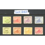 Stamps : Papua 1911/15 ‘one colour’ SG84/91 Short