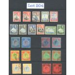 Stamps : Bermuda Geo VI 1938 Set complete all v