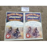 Speedway : Crystal Palace (2) v Lea Bridge 11/04/1