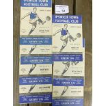 Football : Ipswich Town home progs 1951/2 league (