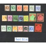 Stamps : Leewards Geo VI 1938 Set SG 95/114b Supe