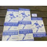 Football : Ipswich Town home progs 1956/7 league