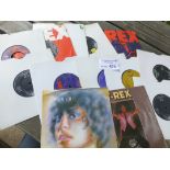 Records : T Rex singles - various collection of 45