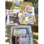 Speedway : Heavy box of memorabilia 1950's onward