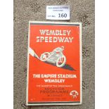 Speedway : Wembley - Best Pairs 05/11/1931 program