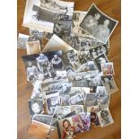 Speedway : Good lot of mostly b/w photos 1940's on