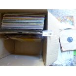 Records : Box of general albums/78's etc - heavy b