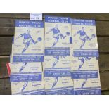 Football : Ipswich Town home progs 1955/6 season