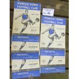 Football : Ipswich Town 1950/51 progs league - v A