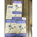 Football : Ipswich Town progs 1953/4 FA Cup (H) v