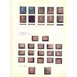 Stamps : GB in Green Album 1d and 2d’s of 1841 and
