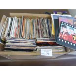 Records : Box of 200+ 7" singles 1970s/80s disco/p