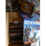 Records : Large box of albums mostly rock over 70