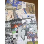 Football : Ipswich Town items mostly signed photos