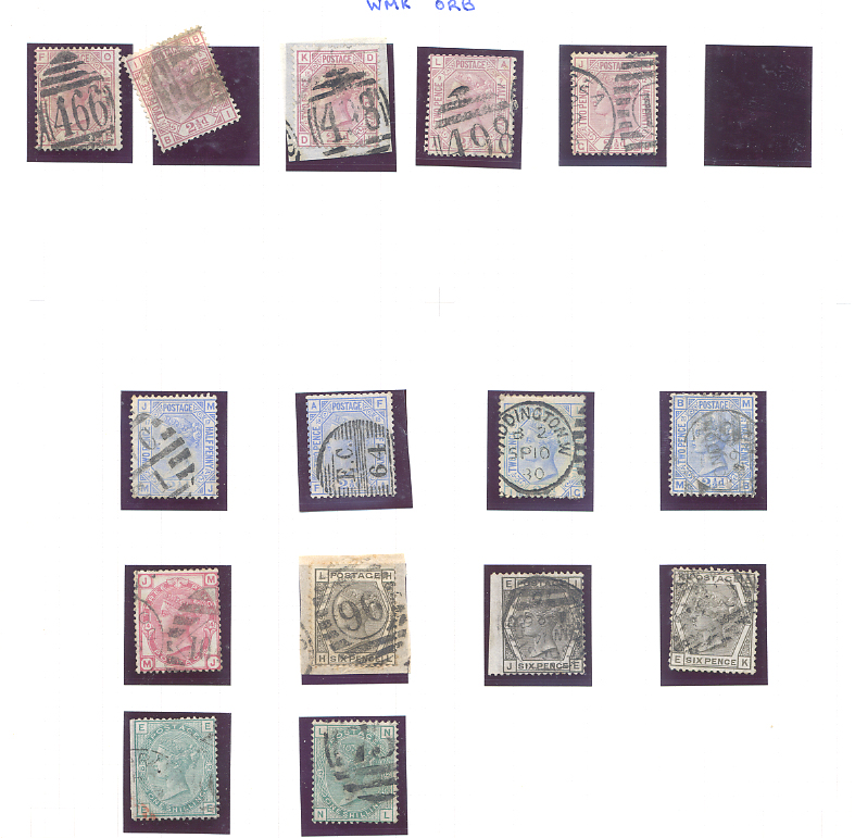 Stamps : GB Collection in Red Adaptable album, Ran