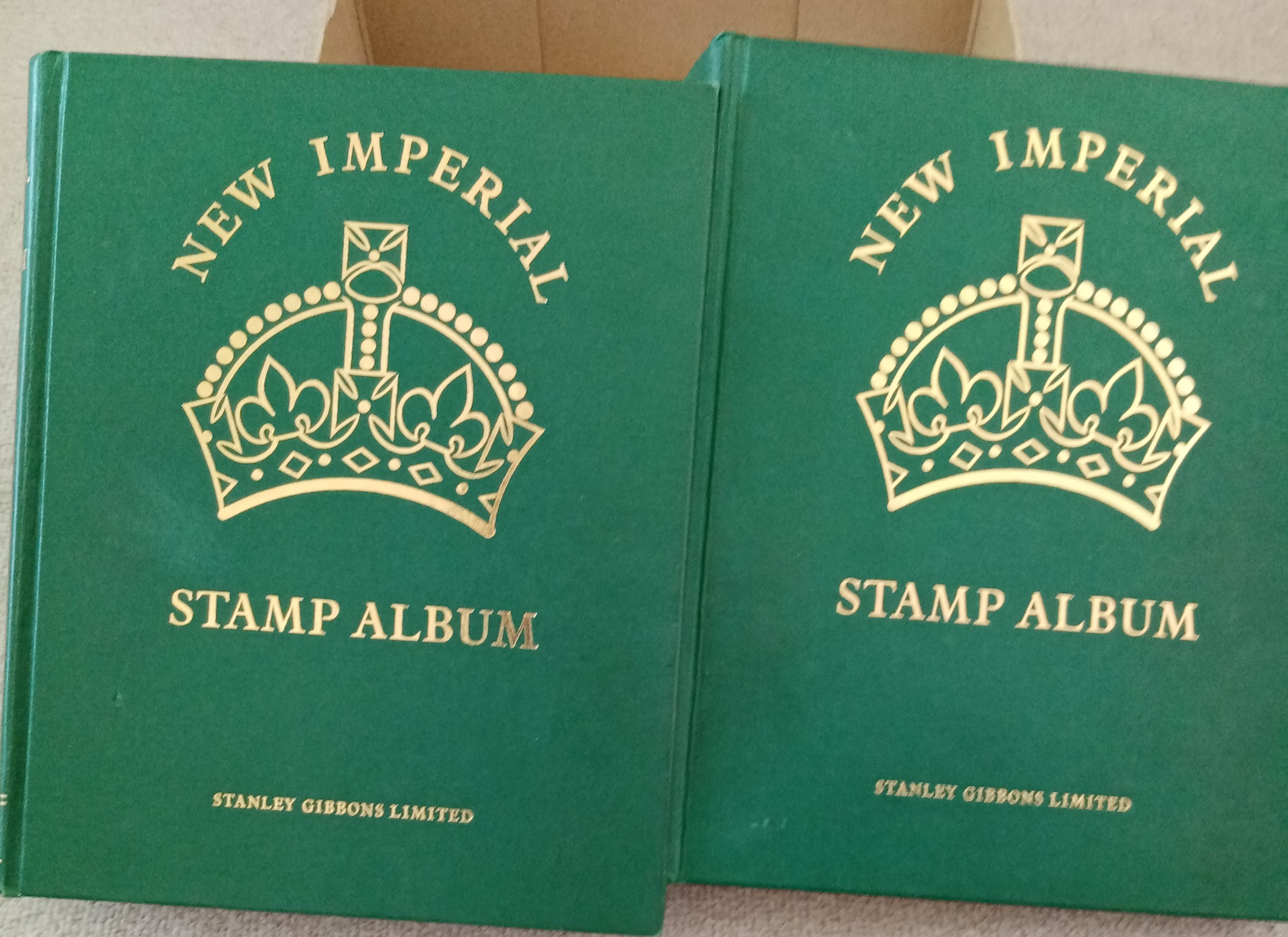 Stamps : SG IDEAL ALBUMS GOOD CONDITION Heavily r