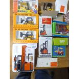 Diecast : Collection of boxed uncommon fork-lift t