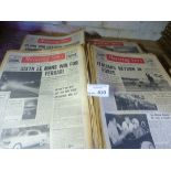 Magazines : MOTORING NEWS - newspapers 1961/64 plu