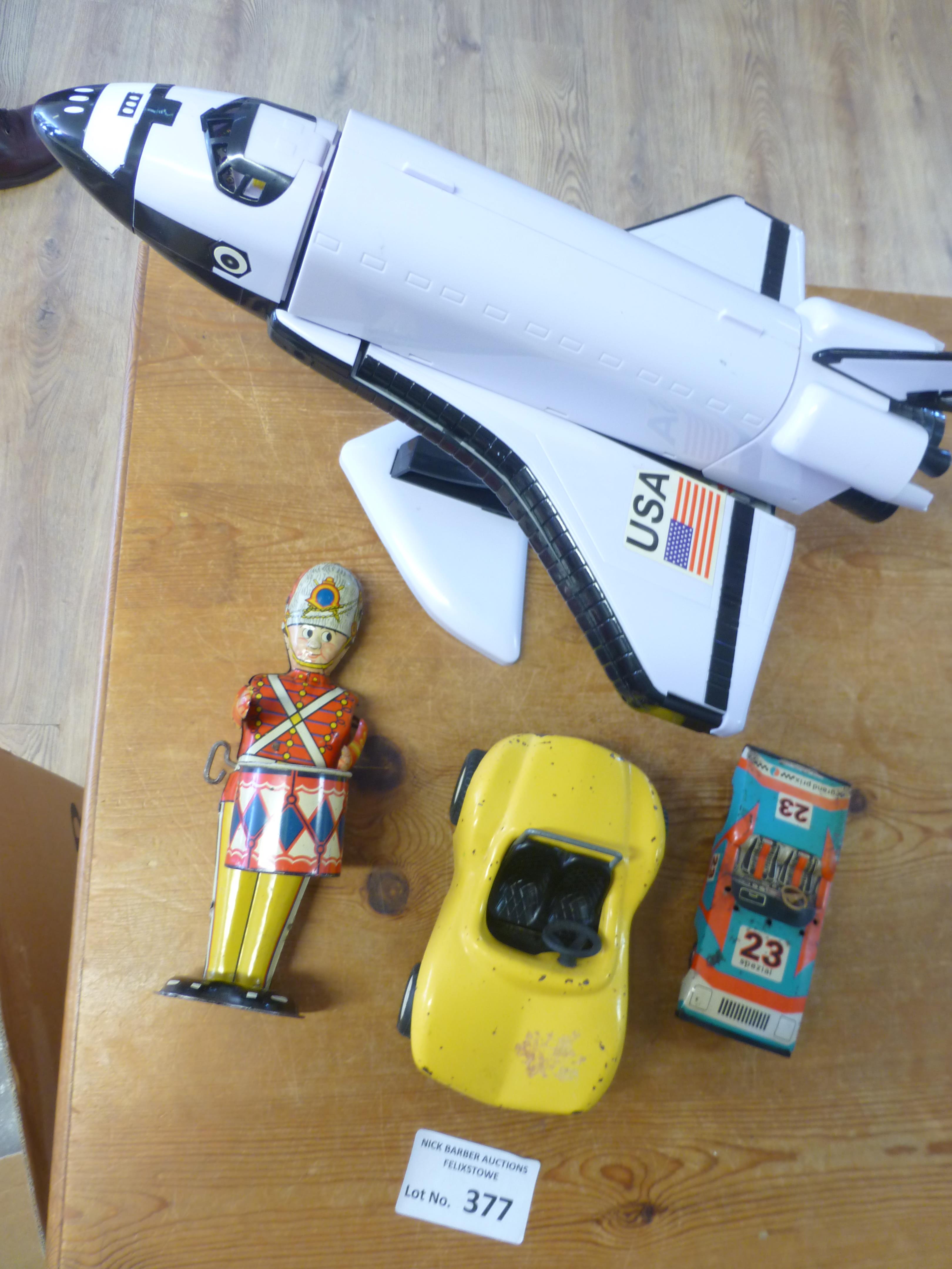 Diecast : Van tin plate, Tonka & Spaceshuttle Rhod