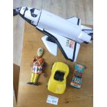 Diecast : Van tin plate, Tonka & Spaceshuttle Rhod