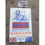 Speedway : Wimbledon - England v Australia 3rd Tes