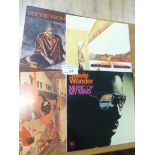 Records : STEVIE WONDER - 4 superb condition UK Ta