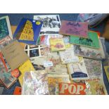 Magazines & Ephemera : Plastic box of various maga