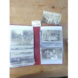 Postcards : Album of school classes & family group