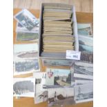 Postcards : A box of 650+ vintage UK mixed postcar