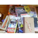 Speedway : 1940s - present. box of various program