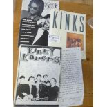 Records : KINKS - ephemera includes Kinky Kapers m