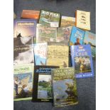 Books : 2 boxes of fishing books - collectable & a