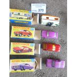 Diecast : Matchbox superfast series (4) boxes & c