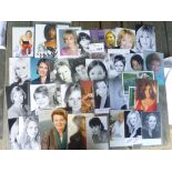 Collectables : Celebrity autographs x35 inc Alexan