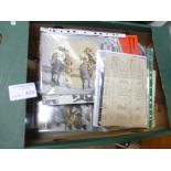 Horse Racing : Interesting box of several press ph