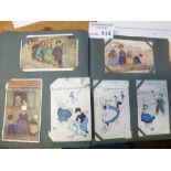 Postcards : Original postcard album mixture inc fo