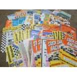 Stock Car : Programmes - good lot mostly modern ma