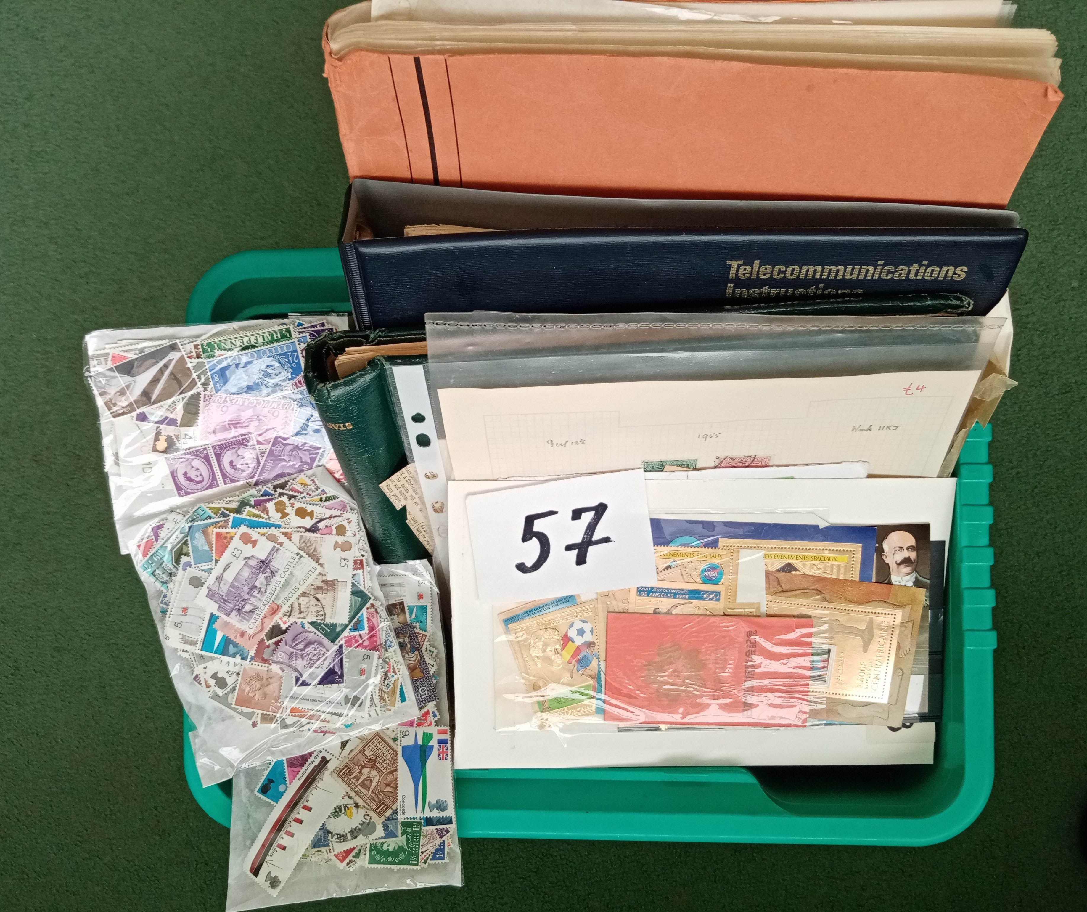 Stamps : Box of Albums, Covers and Loose, Stockcar - Image 2 of 2