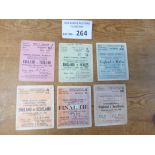 Football : Tickets various England International m