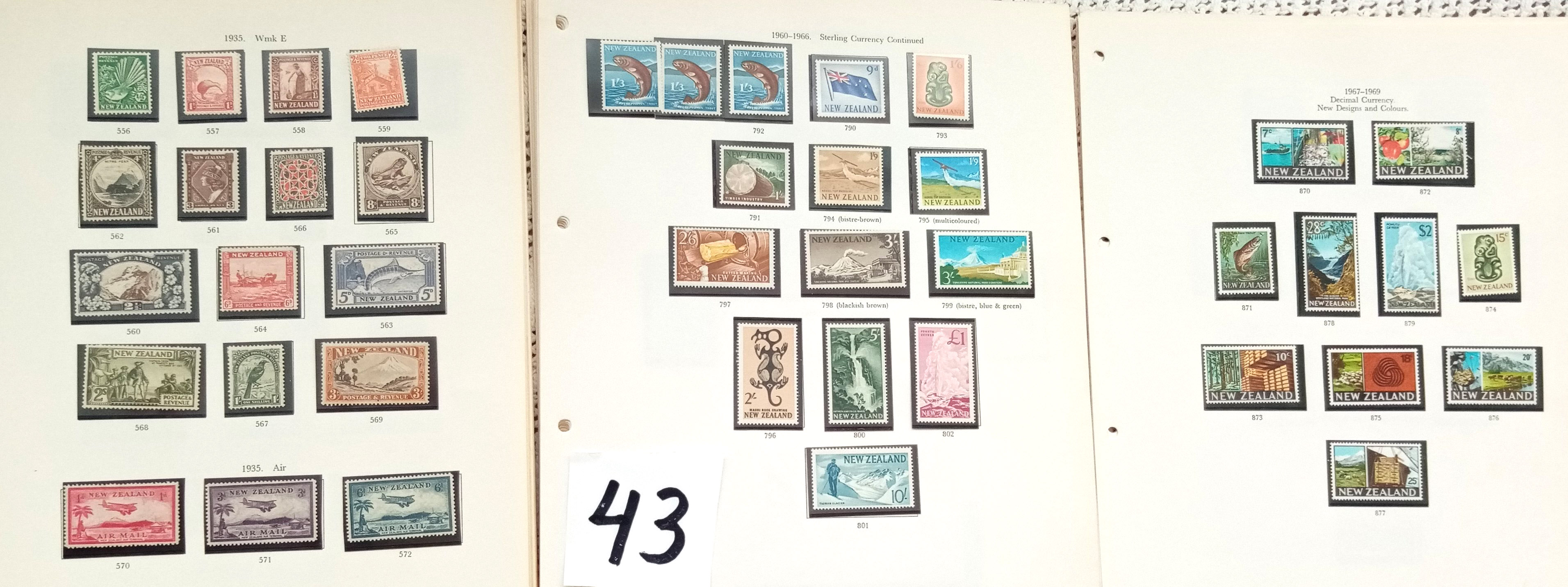 Stamps : New Zealand Fine MINT collection in One C