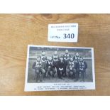 Speedway : New Cross team postcard 1st season 1934