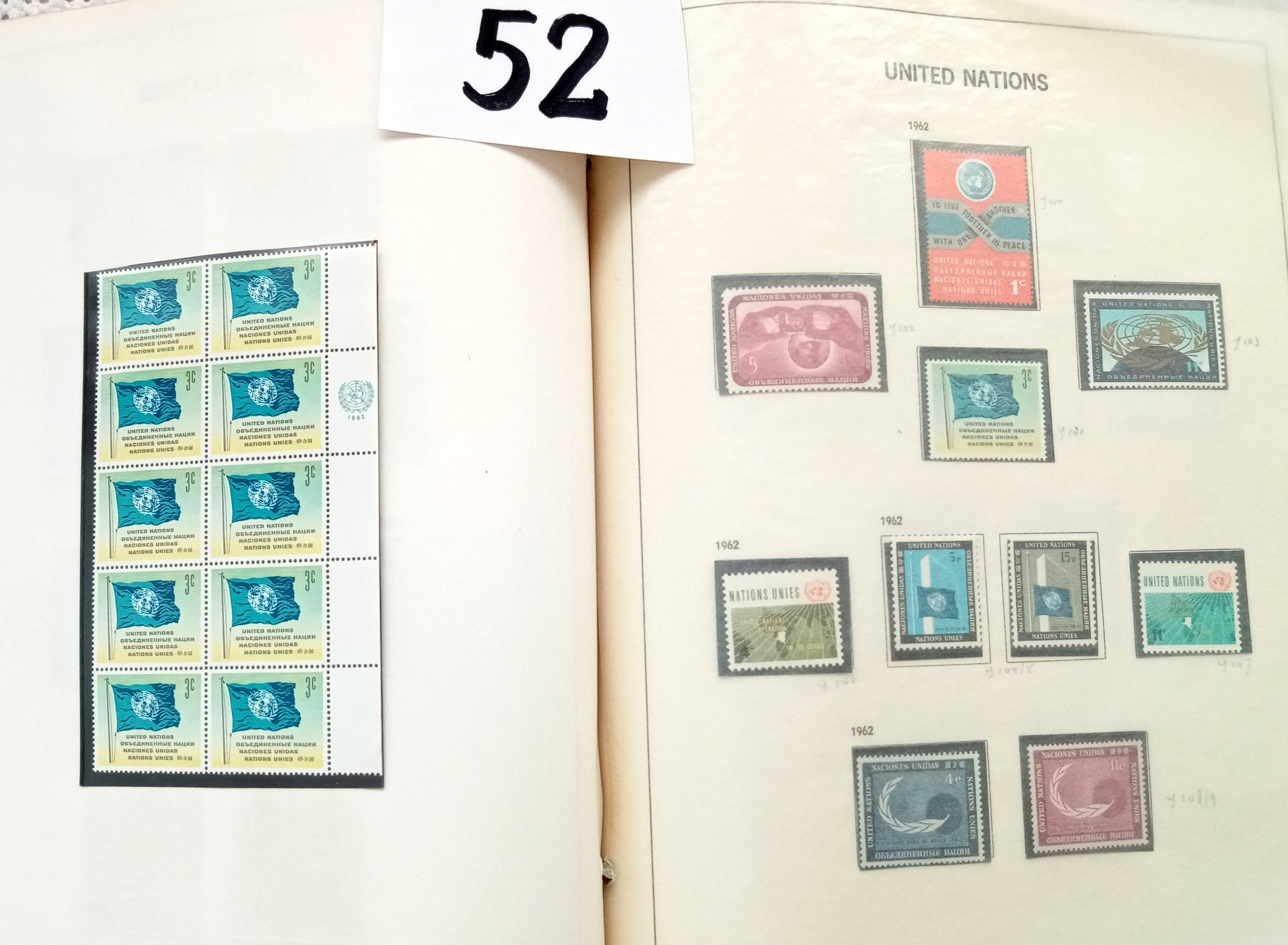 Stamps : United Nations New York. Mint Collection