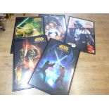 Collectables : Star Wars - 5x large framed posters