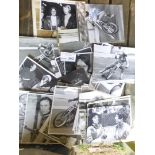 Speedway : Bundle of b/w larger photos 8x6/10x8 19