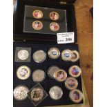 Coins : GB Westminster coins 1x 4 coin in case set