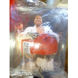 Boxing : Anthony Joshua Signed glove inside a spec