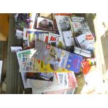 Speedway : Boxed of mixed ephemera magazines, book