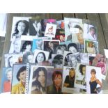 Collectables : Celebrity autographed photos x37 in
