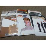Records : Led Zeppelin albums (4), David Bowie & T