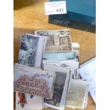 Postcards : 600+ cards mixed UK topo, RP's etc - g